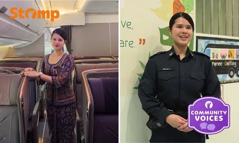 prison officer SQ stewardess career journey