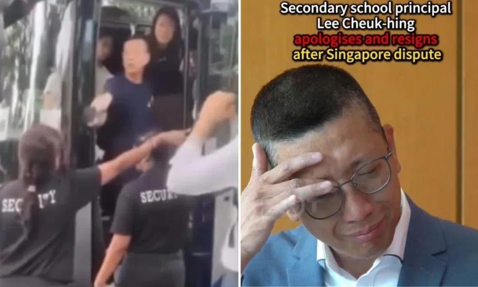 hong kong principal swore at guards sacked after school rejects resignation