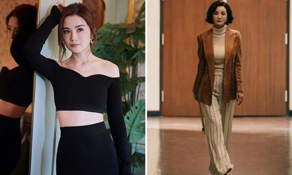 Director-scriptwriter Felix Chong said the prosthetics helped change the way Charlene Choi walked in the movie (right) and her tone of voice. PHOTOS: CHARLENE CHOI/INSTAGRAM, WEIBO