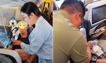 malaysian doctor couple saves unwell passenger on sia flight