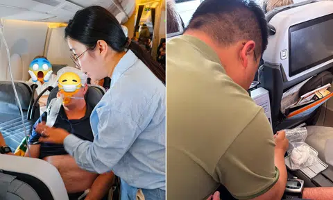 malaysian doctor couple saves unwell passenger on sia flight