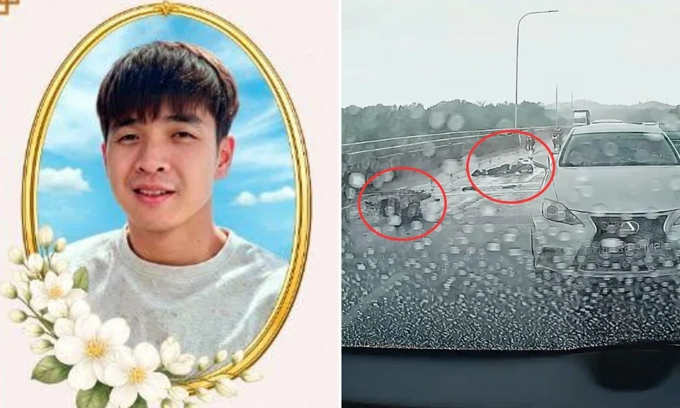 malaysian man dies in motorcycle crash while travelling from msia to sg