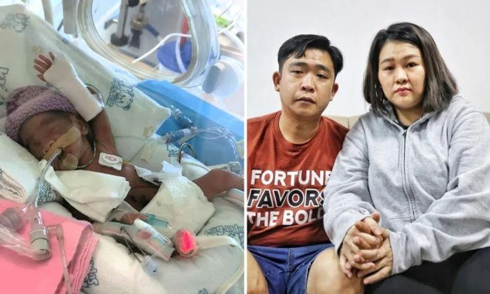 The baby’s mother, Lee Min Chien, a Singapore PR, is a 36-year-old hairstylist who hails from Malaysia. Her husband, Ng Wan Man, 34, works in Malaysia in the farming industry.   