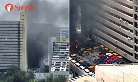 Several Stomper shared videos of the smoke from the blaze rising above the skyline.