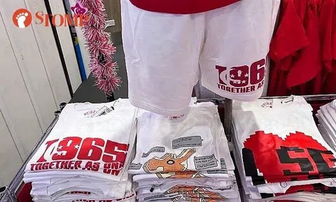 Stomper Joseph shared photos of the Surfers Paradise brand apparel on display at the FairPrice Xtra outlet in Jem on July 22.