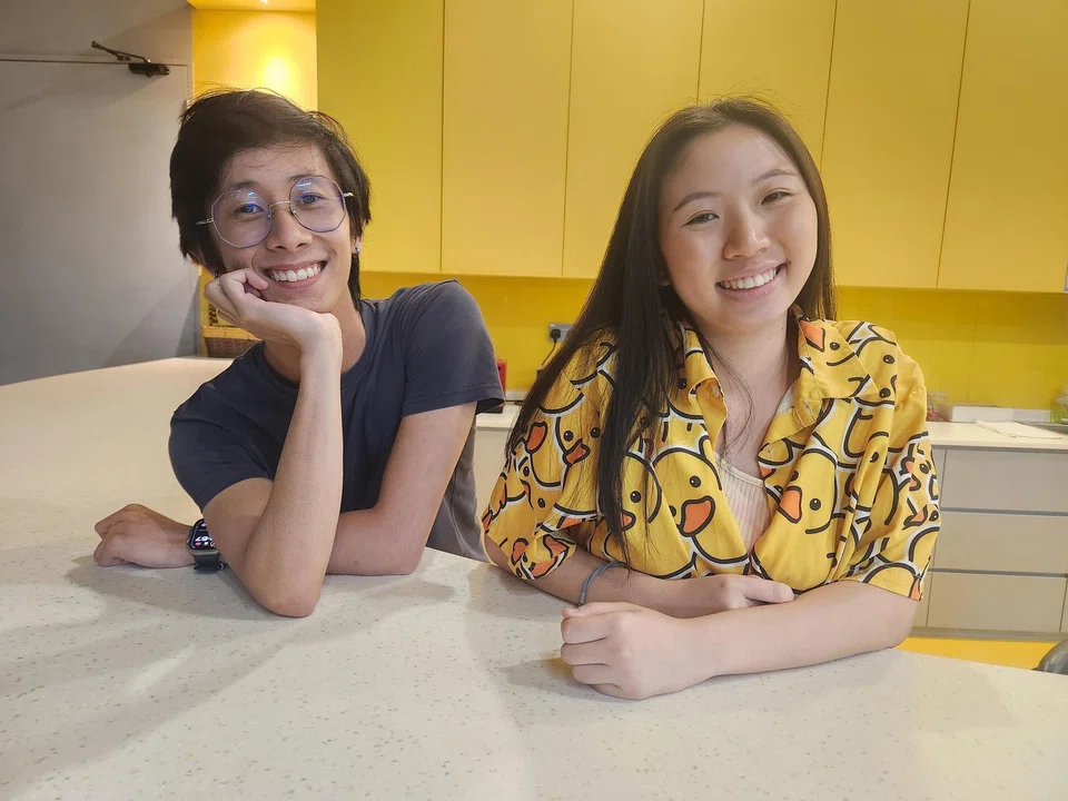 Mr Matthias Teh and Ms Sara Cher are acting in a play about the teenage brain, titled Brainstorm. 