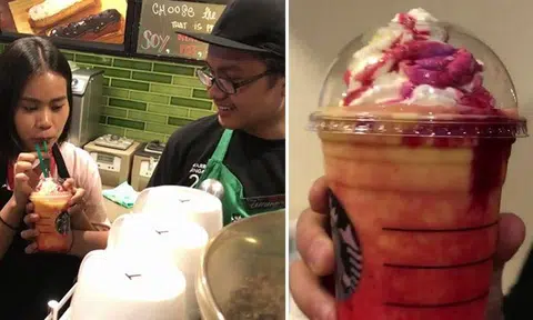 Unicorn Frappe? Nah, Starbucks baristas at Orchard Point can make even yummier 'Merlion Frappuccino'