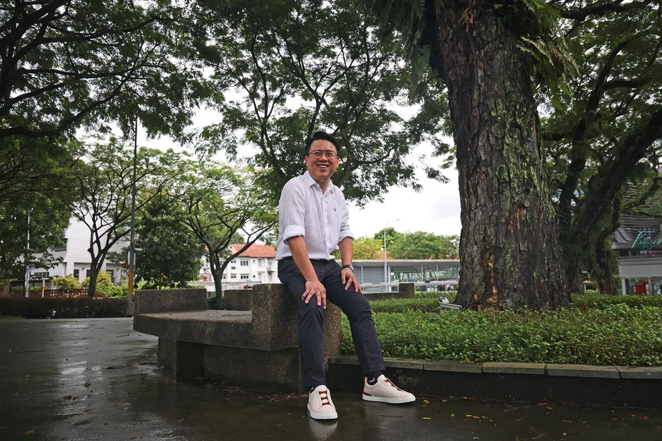 Mr Lee hopes outdoor seating can be added to the communal space in front of his restaurant-bar.