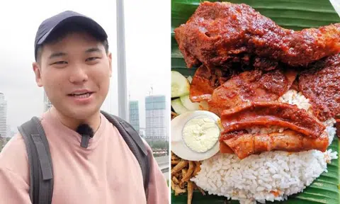S'pore-based vlogger discovers 'best nasi lemak he's ever had' in KL