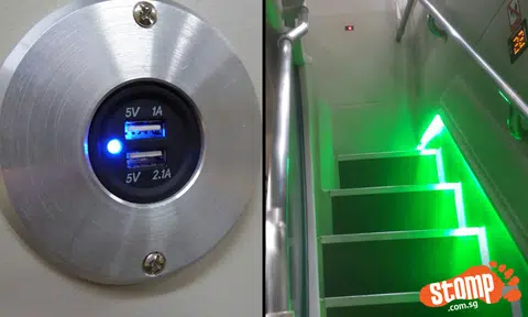 'Zhng-ed' double-decker bus comes with charging ports and illuminated staircases