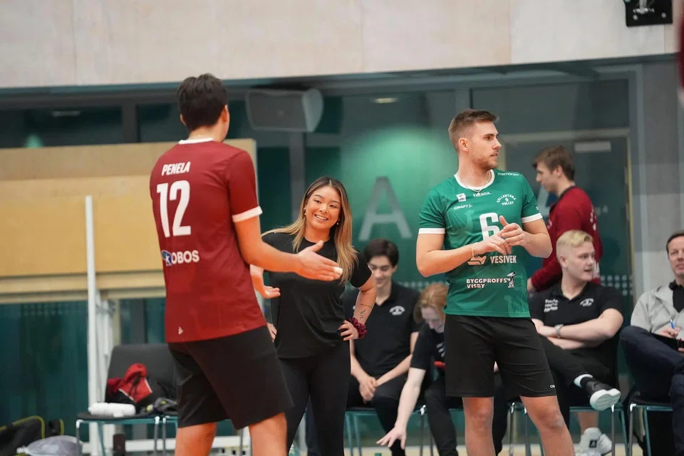 Singaporean Desiree Tan is the youngest and only female head coach in the top tier of the Swedish national men's volleyball league.