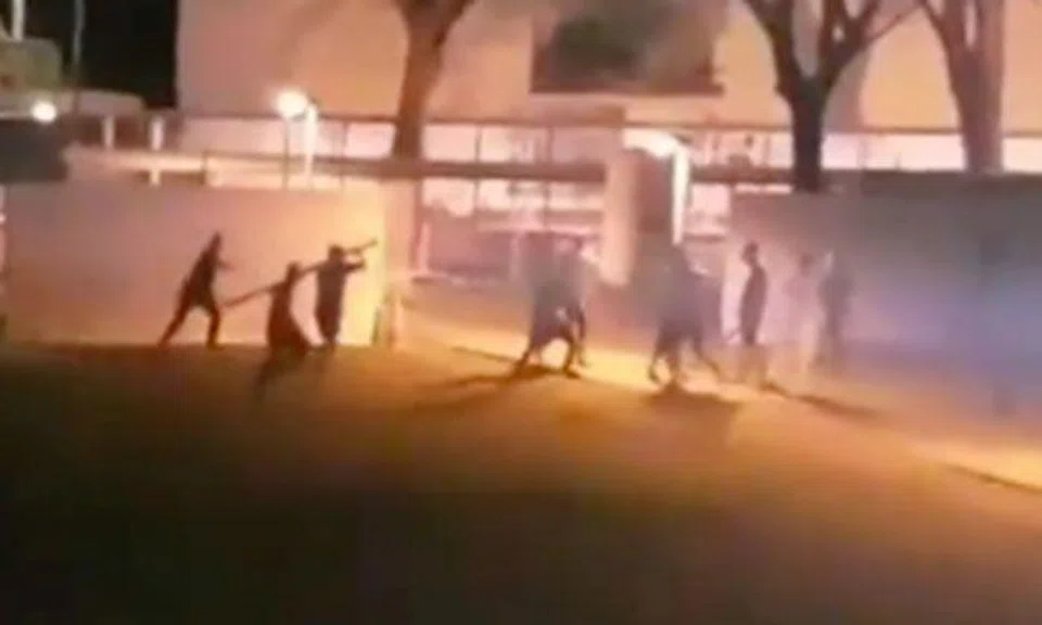 Alleged gang fight caught on video at Boon Keng 