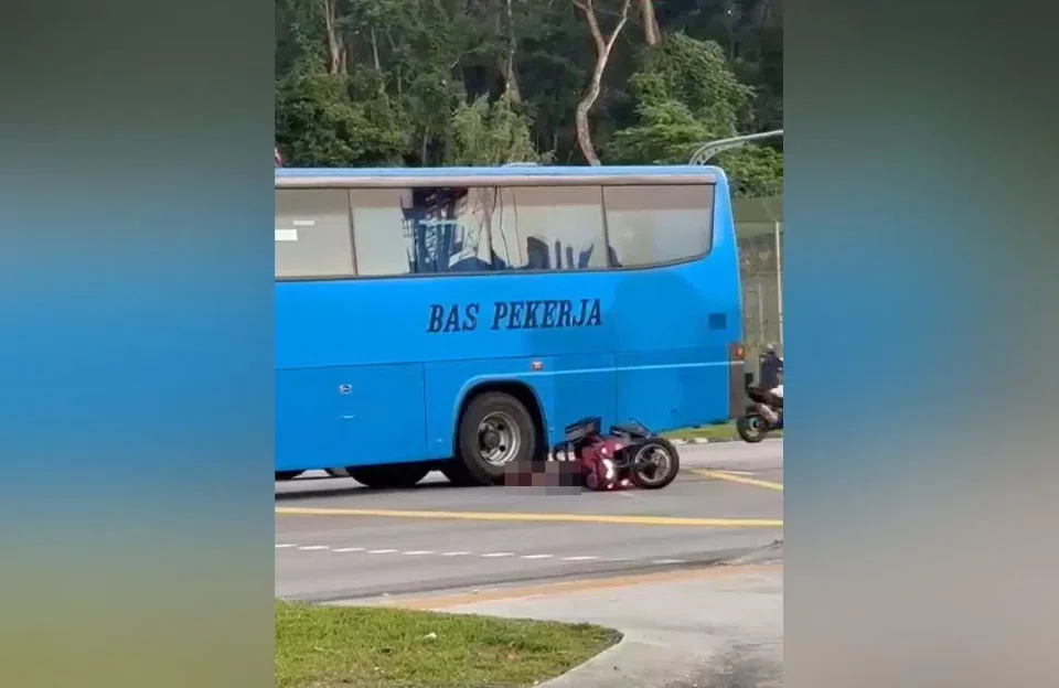 The authorities were alerted to the accident at about 6.25pm on May 9 in Woodlands Avenue 12 towards Woodlands Avenue 10, near the junction. 