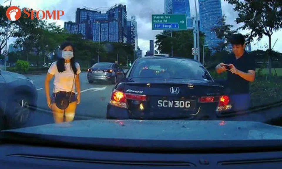 Driver's kids 'traumatised' after crashing into car that cut into lane and jammed on brakes