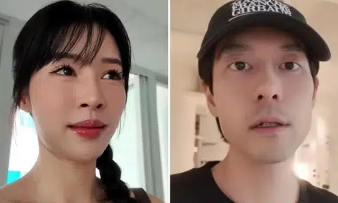 James Seah (right) appears briefly at the end of Nicole Chang Min’s vlog to share his views on the light fixtures chosen.