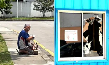 The 52-year-old man responsible for damaging several cars in Jurong East on March 23 was believed to have taken a deity statue from the site’s guard post.