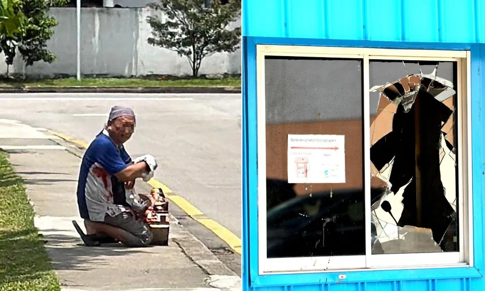 The 52-year-old man responsible for damaging several cars in Jurong East on March 23 was believed to have taken a deity statue from the site’s guard post.