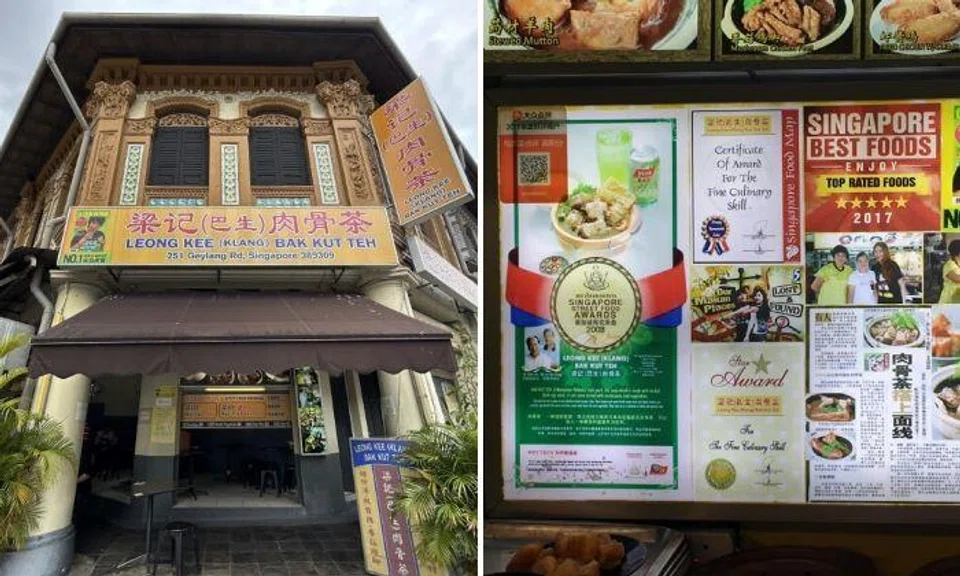 Bak kut teh restaurant gets award on same day it's suspended for infestation, no toilet paper and soap