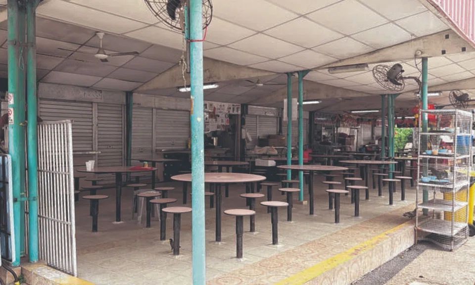 jalan benaan kapal hawker centre close down