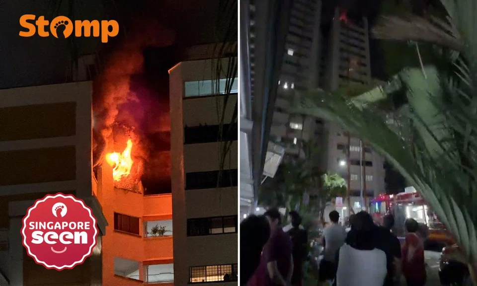 Fire at Joo Seng Road