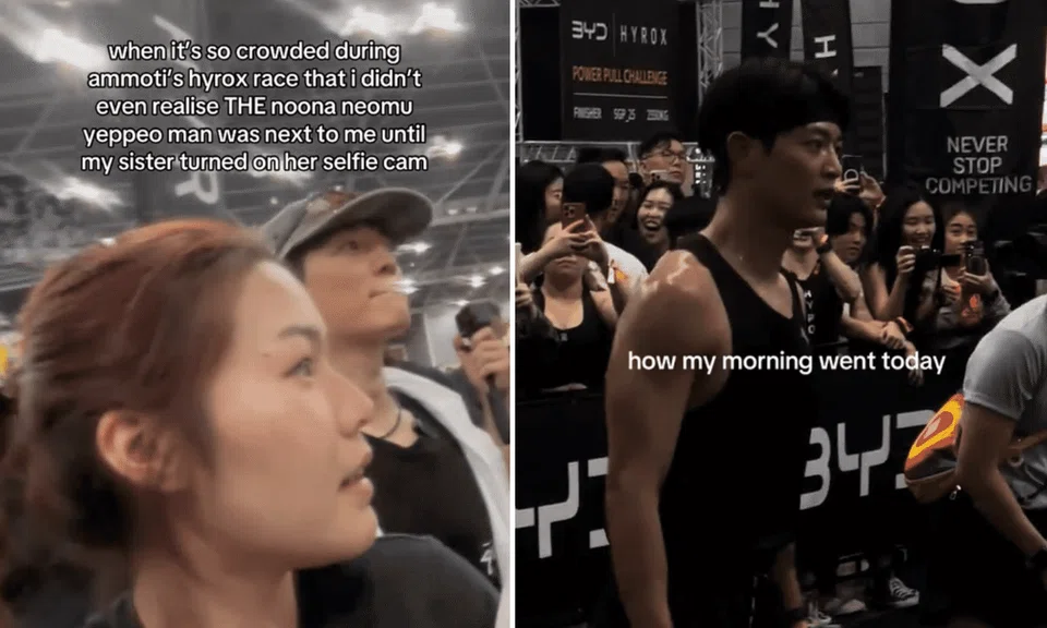 Hyrox spectators were struck by a familiar face: Shinee's rapper, Choi Minho.