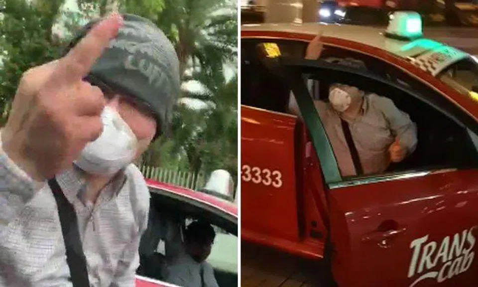 Police establish identity of cabby who punched and kicked car, hurled abuse in 2 videos