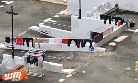 Over 2 months, but Lompang Rd residents still airing laundry at multi-storey carparks