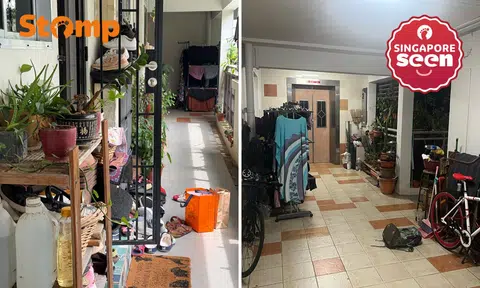 Bishan resident goes for last resort against neighbour cluttering common spaces for years