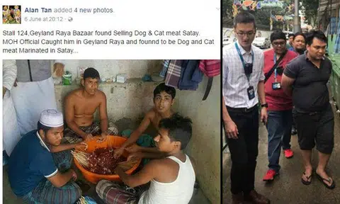 NEA investigating claim that 'dog and cat meat satay' is being sold at Geylang bazaar