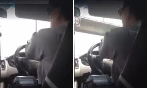 Passenger impressed by cabby's 'hidden talent' as he belts out Italian opera song 