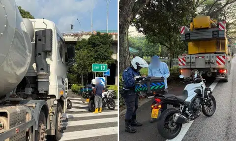 19 commercial vehicles caught on expressways without permit in 3-day islandwide blitz