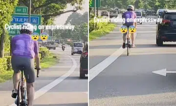 cyclist riding on SLE