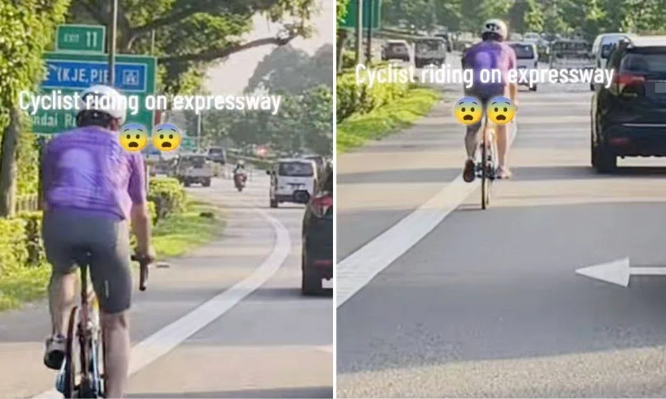 cyclist riding on SLE