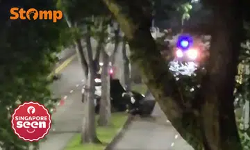 Jaguar driver dies after crashing into tree in Clementi
