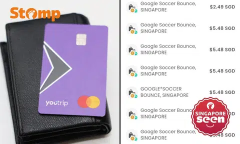 Stomper Don noticed multiple unauthorised transactions amounting to more than $100 on his YouTrip card. 
