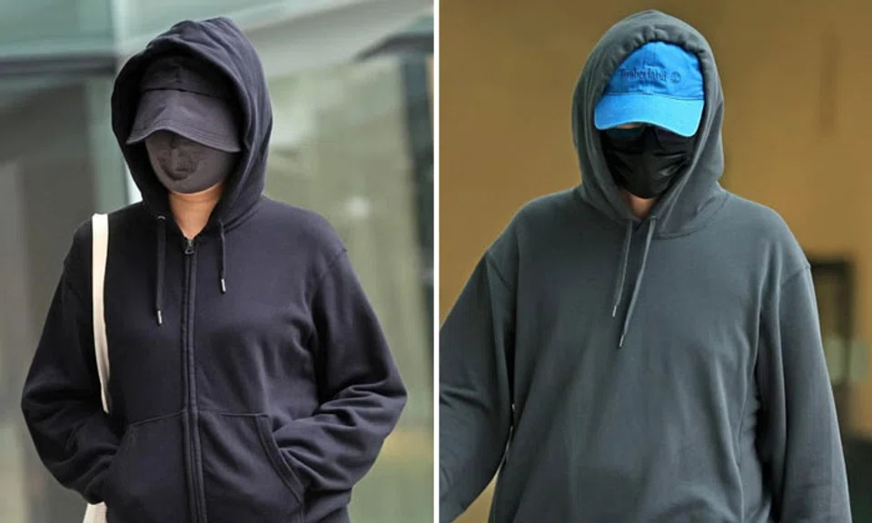 Phua Shewn Ying (left) and her husband Lim Teck Lee were both sentenced to jail on Jan 15. ST PHOTOS: KELVIN CHNG