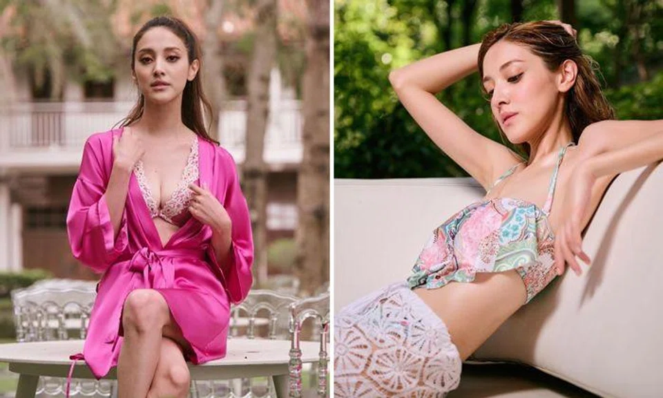 HK actress Grace Chan posts lingerie pics and says 'sexy is strong', but some fans not impressed