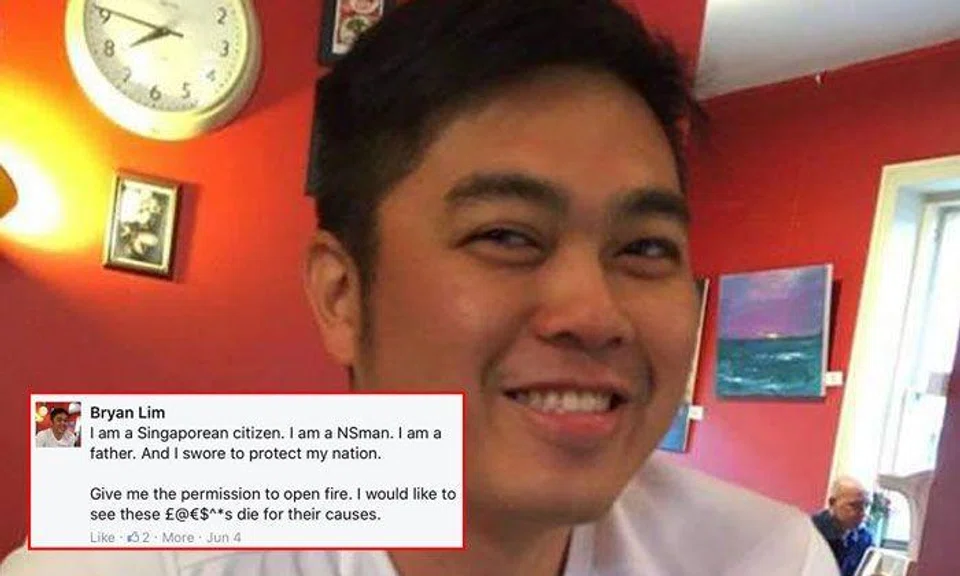 Police investigating netizen who threatened to 'open fire' on LGBT community, clarify he is not police NSman
