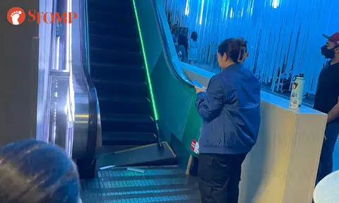 Visitors struggle to use lifts after escalator breaks down at Gardens by the Bay's Cloud Forest