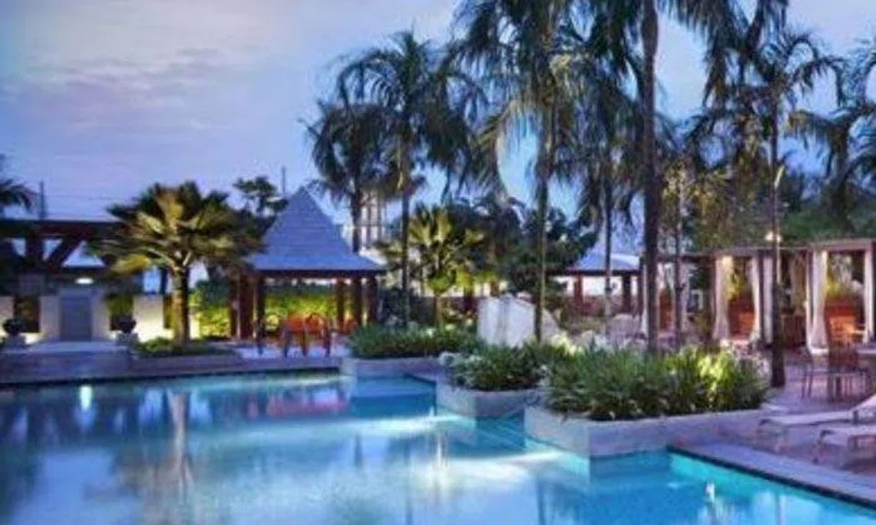 The girl was found fully submerged in the pool at Sentosa's Festive Hotel, on Oct 7, 2018. PHOTO: RWSFESTIVEHOTEL/FACEBOOK