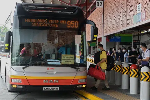 S'pore's cross-border bus services to depart earlier from JB checkpoint on weekdays