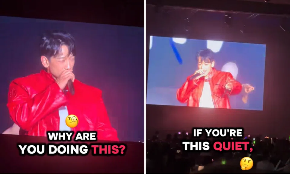 The singer told audiences: "If you're this quiet, we can't have fun."