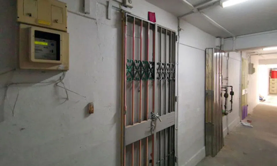 In a statement on Monday, police said that they were alerted to the case at 8.30pm on Sept 10. When they arrived, officers found the toddler's remains inside the one-room rental flat on the eighth story of the block.PHOTO: LIANHE WANBAO