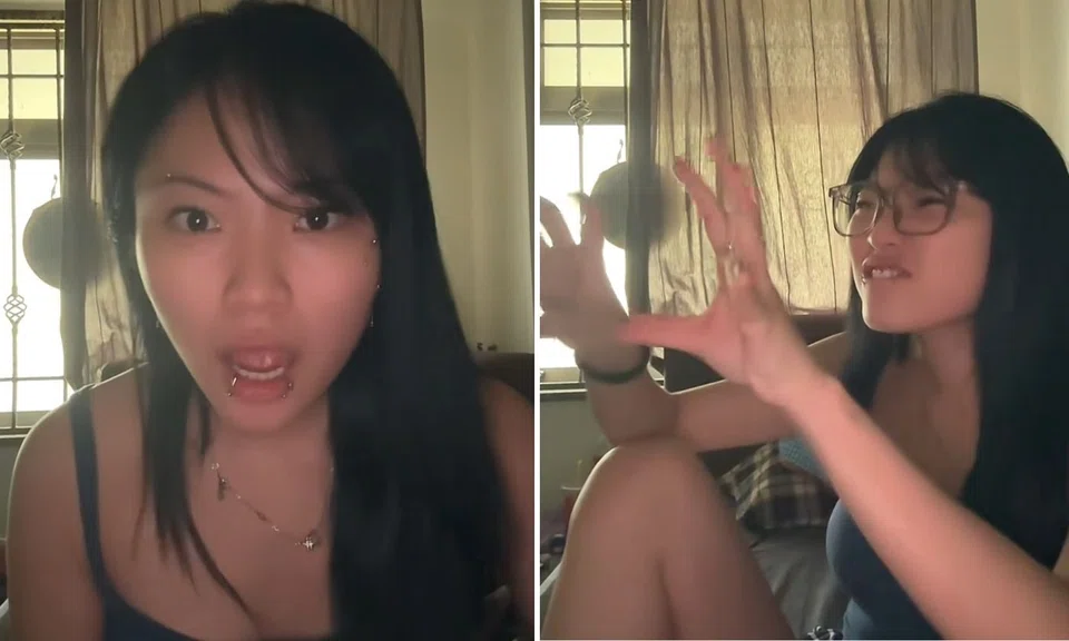 woman reenacts alleged sexual harassment scene at far east plaza involving elderly man
