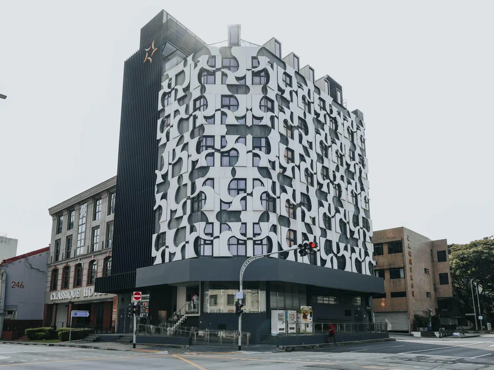 The two men were in a room at the Amrise Hotel Kitchener in Jalan Besar shortly before 7pm on April 26 when they allegedly tied the 38-year-old woman’s hands and legs.