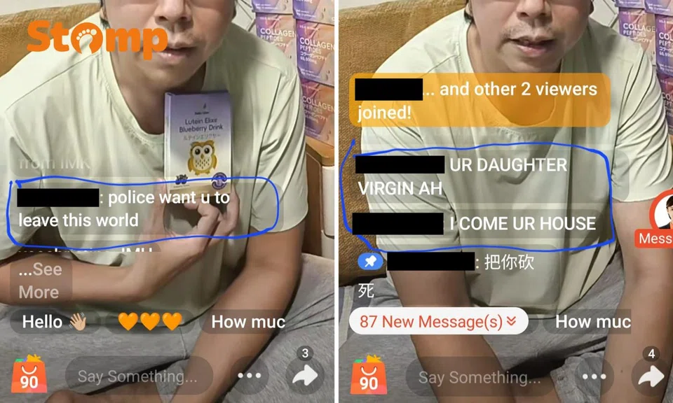 Shopee suspends user over live stream threats