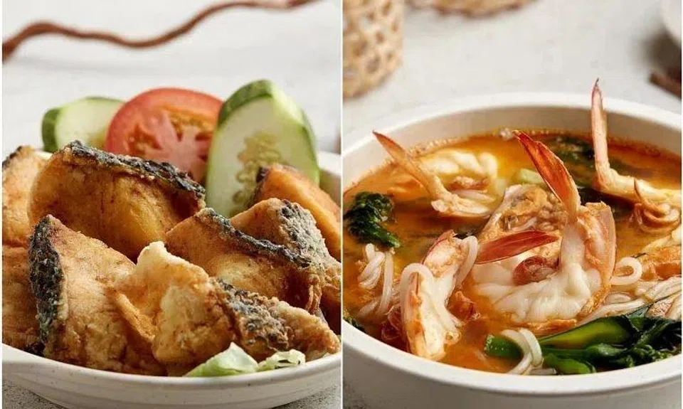 Deep Fried Yu Gai and Kok Sen's Original Big Prawn Thick Beehoon White Soup at its new offshoot at City Square Mall.