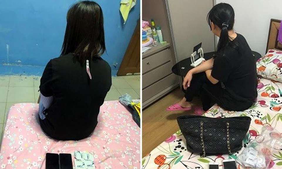 15 arrested, including women who advertised sexual services and teens for unlicensed moneylending