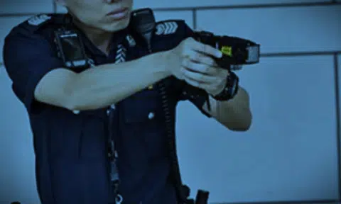 Man tasered after allegedly swinging knife at police, then holding it against own neck in Bedok South