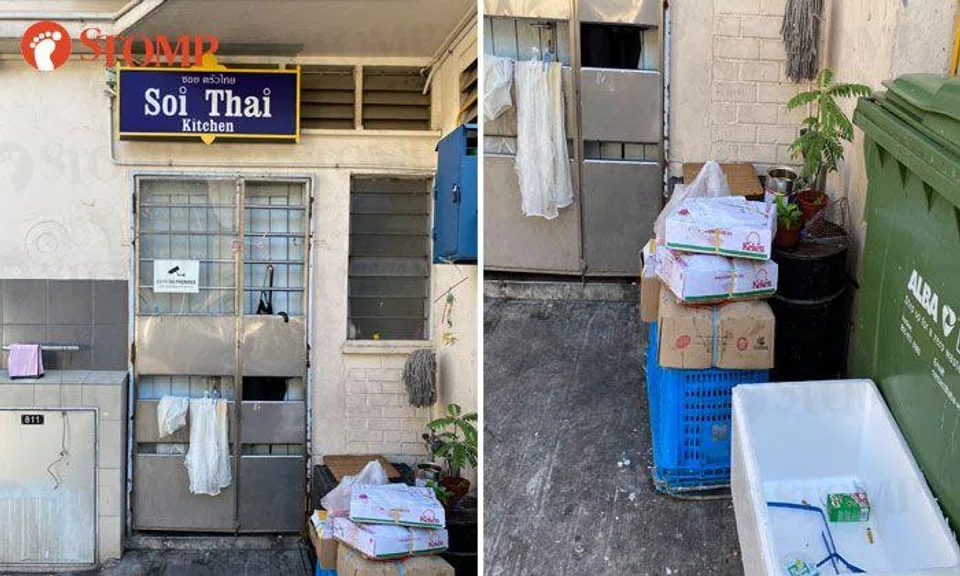 SFA takes action against Thai restaurant at Jurong West after frozen food left outside premises